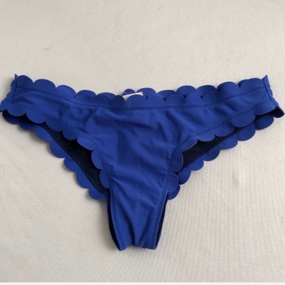 Abercrombie and Fitch violet scalloped bikini bottom